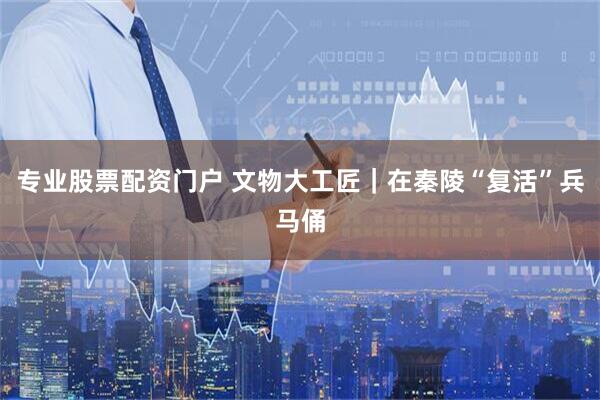 专业股票配资门户 文物大工匠｜在秦陵“复活”兵马俑